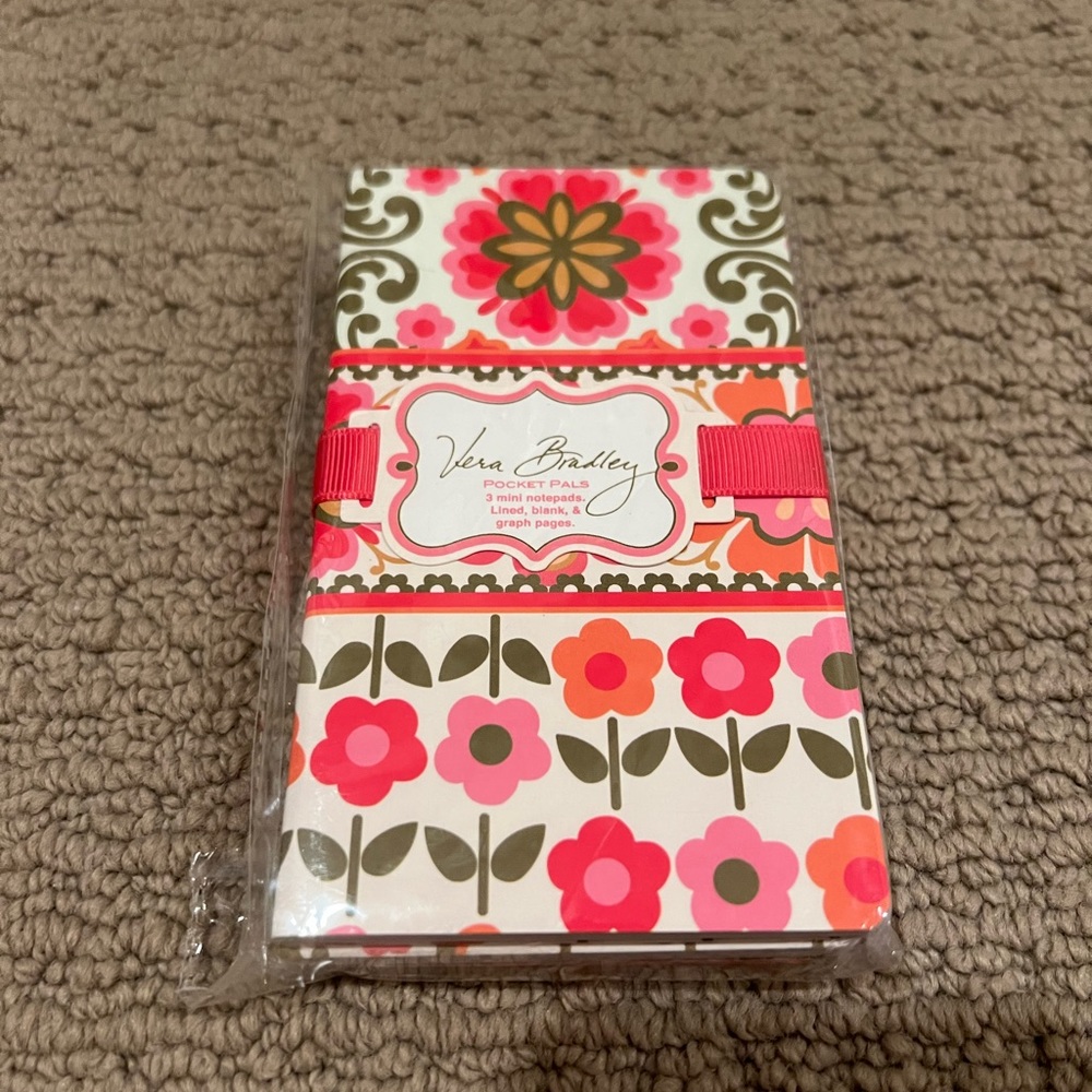 Vera Bradley - mini notebooks - sealed